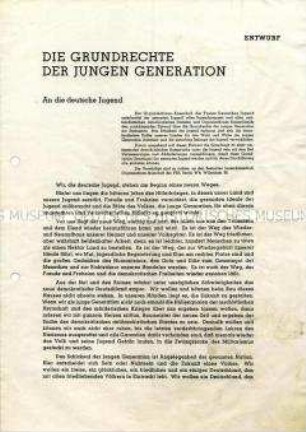 Programmatisches Dokument der FDJ