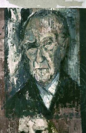 Freiburg: Trudlinde Kaufhold, anderes Gemälde [Konrad Adenauer], Kopf größer