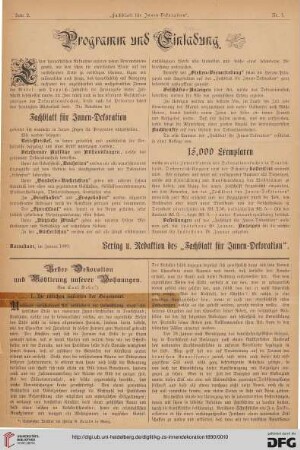 Programm und Einladung