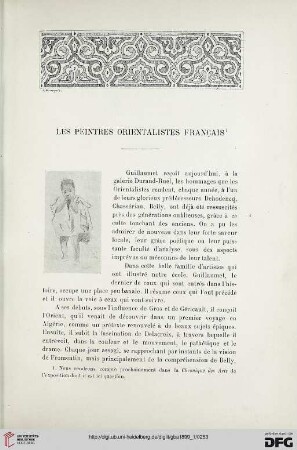 3. Pér. 21.1899: Les peintres orientalistes français