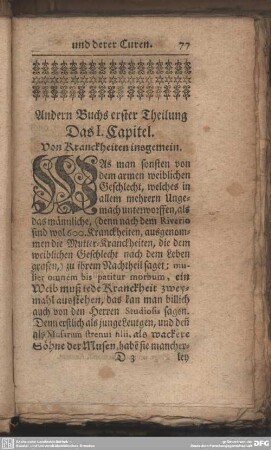 Andern Buchs erster Theilung