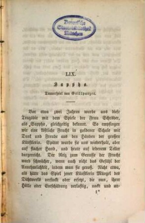 Gesammelte Schriften, 5. [Dramaturgische Blätter (Fortsetzung) u.a.]