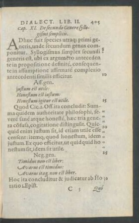 Cap. XI. De secundo Genere syllogismi simplicis.