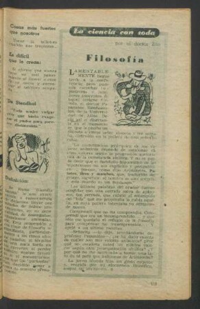Filosofía : La ciencia con soda