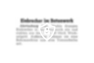 Einbrecher im Betonwerk