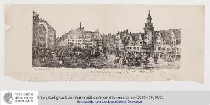 Der Marktplatz zu Leipzig