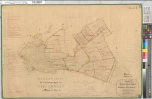 Giershagen (Marsberg), Separation der Feldmark Giershagen, Bl.1 Brouillonkarte Flur 1