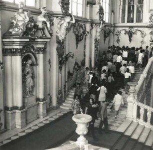 Sankt Petersburg. Winterpalast (1754-1763; B. F. Rastrelli). Haupttreppe