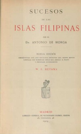 Sucesos de las islas Filipinas