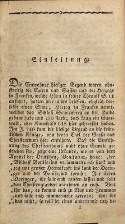 Jahrbücher der Herzogl. Sächs. Residenzstadt Coburg, [1]. Von 741 - 1822