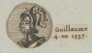 Bildnis von Guillaume 4., Graf von Holland