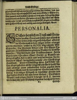 Lebenslauf : Personalia