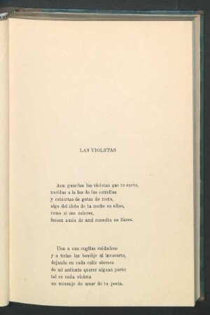 Las violetas