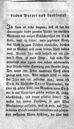 Lieben Buerger und Landleute