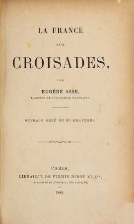 La France aux Croisades