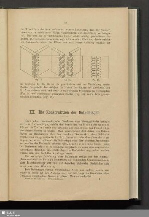 III. Die Konstruktion der Balkenlagen