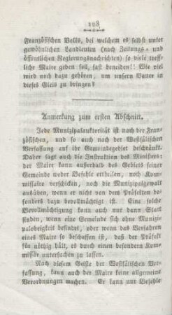 Anmerkung zum ersten Abschnitt