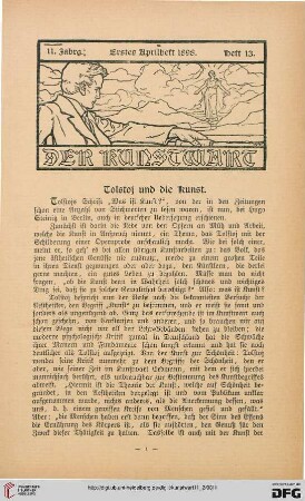 Tolstoi und die Kunst