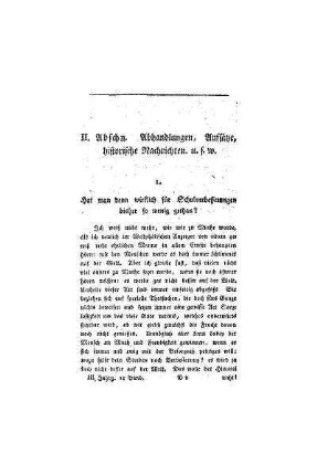 Hat man den wirklich für Schulverbesserungen bisher so wenig gethan?