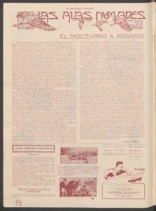 Las alas nómades : El nocturno a rosario