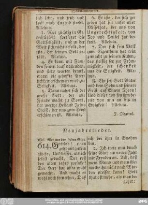 Neujahrslieder.