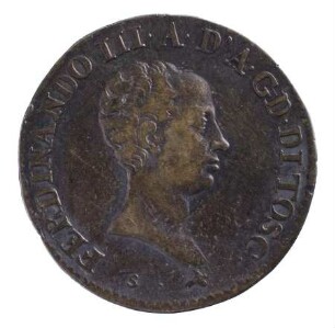 Münze, Lira, 1821