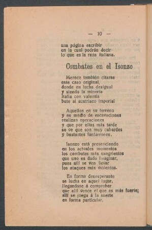 Combates en el Isonzo