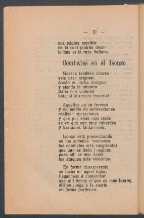 Combates en el Isonzo