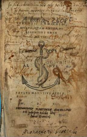 Terentii Comoediae : multo, quam antea, diligentius emendatae