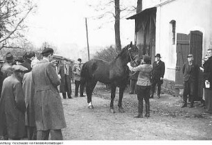 Zwickau, Pressefahrt, Schnelldreher im Werk "Krasny Exkavator", u.a., 1951