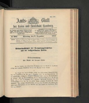 No. 305, 2. Dezember 1917