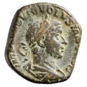 Münze, Sesterz, 251 - 253 n. Chr.