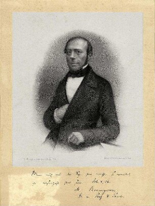 Bildnis von Michael Baumgarten (1812-1889)