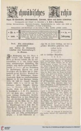 26: Ein altdeutsches Freskenstück von Justus de Alemannia (Justus von Ravensburg?) in Genua