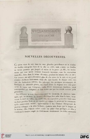 Nouvelles découvertes