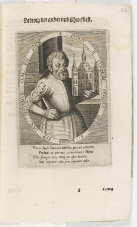 Bildnis Lvdovicus II., Cognom. Severvs, Baioar. Svp. Dvx