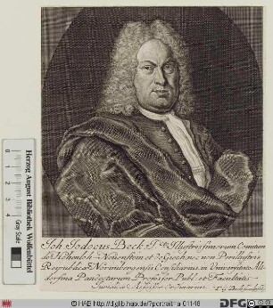 Bildnis Johann Jobst (Jodocus) Beck