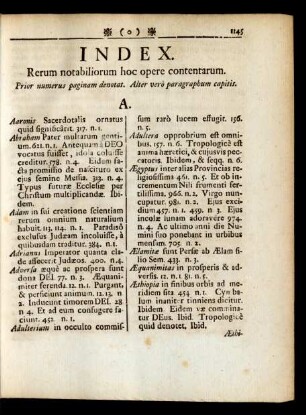 Index Rerum notabiliorum hoc opere contentarum