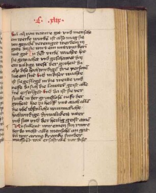 Johannes Tauler: Predigt, Anfang fehlt