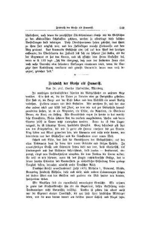 Friedrich der Große als Humorist