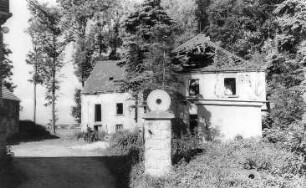Ralbitz-Rosenthal-Naußlitz. Ehem. Jurasmühle, Blick in den Hof