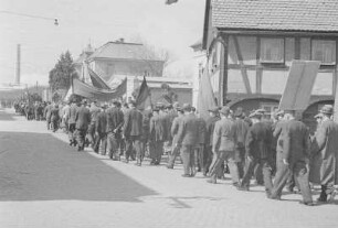 Demontration am 1.Mai 1975