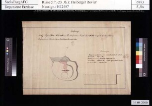 Segen Gottes Erbstolln bei Gersdorf, auszukaufende Räume an der Josef Schacht Halde