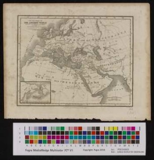 The countries of the ancient world exhibiting the probable settlement of the descendants of Noah : note modern names are underlinest as Melita Malta