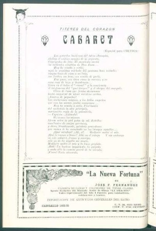 Títeres del corazón : Cabaret