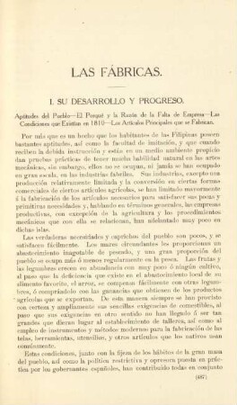 Las fábricas