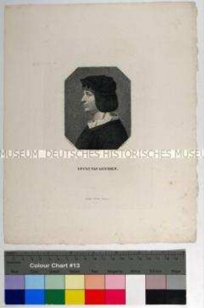 Porträt des Lucas van Leyden flämischer Maler und Kupferstecher der Renaissance
