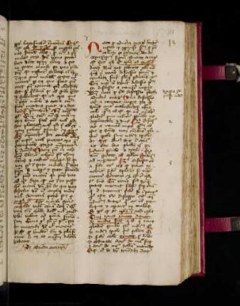 13. De adventu Antichristi. Nota quod adventus Antichristi fortiter instat et appropinquat secundum quod potest colligi ex scriptura …