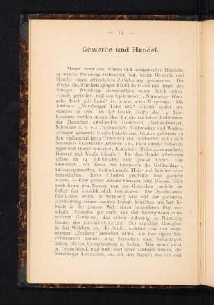 Gewerbe und Handel.