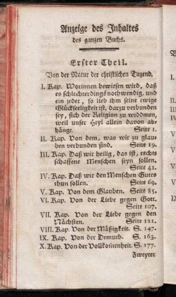 Anzeige des Inhaltes des ganzen Buchs.